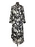 Joie 100% Polyester Print Black Casual Dress Size M - photo 2