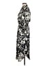 Joie 100% Polyester Print Black Casual Dress Size M - photo 5