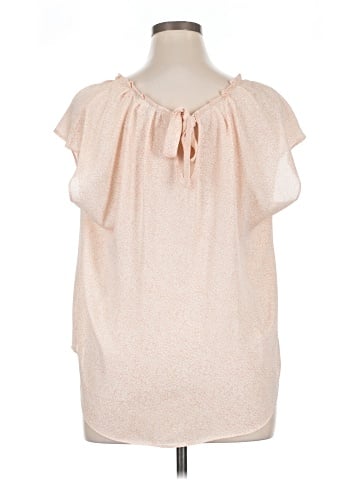 LC Lauren Conrad Short Sleeve Blouse (view 2)