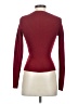 Shein Color Block Burgundy Pullover Sweater Size S - photo 2