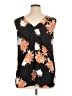 Daniel Rainn 100% Polyester Floral Black Sleeveless Blouse Size XL - photo 2