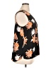 Daniel Rainn 100% Polyester Floral Black Sleeveless Blouse Size XL - photo 4
