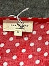 Tea & Cup 100% Viscose Polka Dots Red Romper Size M - photo 4