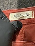 Madewell Solid Multi Color Orange Denim Shorts Size 25 waist - photo 3