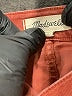 Madewell Solid Multi Color Orange Denim Shorts Size 25 waist - photo 4