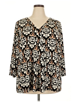 Lane Bryant 3/4 Sleeve T-Shirt (view 1)