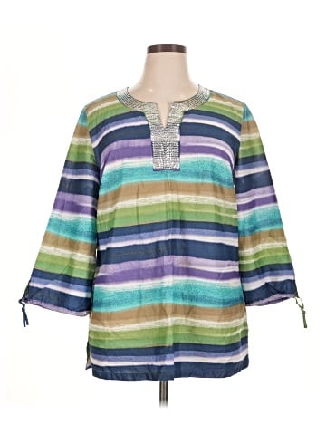 Style&Co 3/4 Sleeve Blouse (view 1)