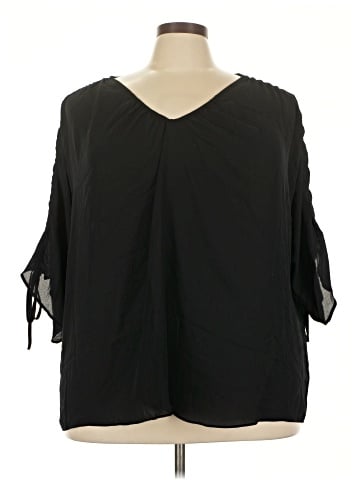 Worthington 3/4 Sleeve Blouse (view 1)