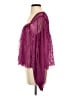 Free People 100% Polyester Purple 3/4 Sleeve Blouse Size S - photo 5