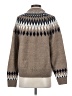 H&M Chevron-herringbone Brown Pullover Sweater Size XS - photo 2