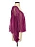 Free People 100% Polyester Purple 3/4 Sleeve Blouse Size S - photo 4