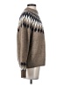 H&M Chevron-herringbone Brown Pullover Sweater Size XS - photo 4