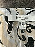 Haver + Blair 100% Polyester Paisley Silver Long Sleeve Blouse Size XL - photo 7