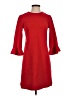 Ann Taylor Solid Red Casual Dress Size 0 - photo 1