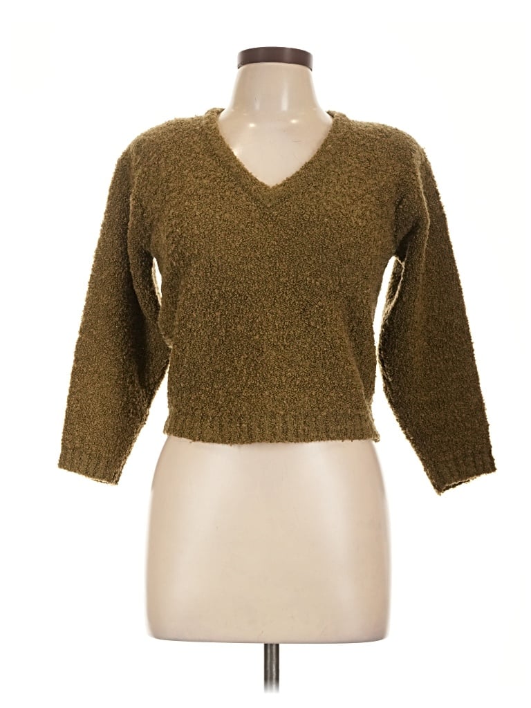 Pre-owned Assorted Brands Pullover Sweater In Brown