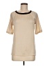 The Limited Tan Short Sleeve Blouse Size M - photo 1