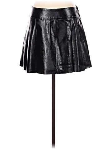 MNG Faux Leather Skirt (view 1)