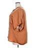 Industry 100% Polyester Brown Short Sleeve Blouse Size 2X - photo 5