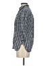 J.Crew Checkered-gingham Blue 3/4 Sleeve Button-Down Shirt Size 00 - photo 5