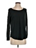French Connection 100% Polyester Green Black Long Sleeve Top Size S - photo 1