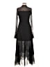 Assorted Brands Polka Dots Black Cocktail Dress Size L - photo 1