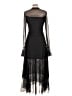 Assorted Brands Polka Dots Black Cocktail Dress Size L - photo 2