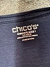 Chico's Blue 3/4 Sleeve Top Size M - photo 7