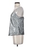David Lerner 100% Polyester Silver Sleeveless Top Size S - photo 5