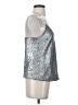 David Lerner 100% Polyester Silver Sleeveless Top Size S - photo 4