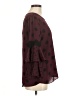 C established 1946 100% Polyester Polka Dots Burgundy 3/4 Sleeve Blouse Size M - photo 4