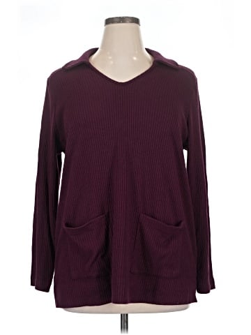 Susan Graver Long Sleeve Top (view 1)