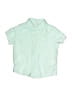 Janie and Jack Solid Green Short Sleeve Button-Down Shirt Size 18-24 mo - photo 1