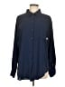 Fantaslook 100% Polyester Solid Blue Long Sleeve Blouse Size L - photo 1