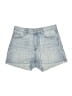 Uniqlo Blue Denim Shorts Size 26 waist - photo 1