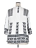 Pale Sky 100% Rayon White 3/4 Sleeve Blouse Size 2X - photo 2
