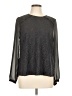 oasis Black Long Sleeve Blouse Size L - photo 1