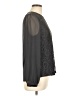 oasis Black Long Sleeve Blouse Size L - photo 4