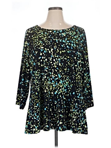 Susan Graver 3/4 Sleeve Blouse (view 1)