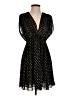 Zara 100% Polyester Polka Dots Black Cocktail Dress Size S - photo 1