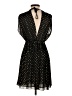 Zara 100% Polyester Polka Dots Black Cocktail Dress Size S - photo 2