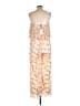 Dress Day 100% Polyester Gold Jumpsuit Size M - photo 2