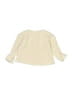 H&M 100% Cotton Ivory Long Sleeve Top 6-9 MO / 9 MO - photo 2