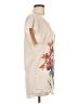 Express Floral Ivory Short Sleeve T-Shirt Size L - photo 4