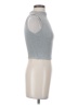 Zara Silver Sleeveless Top Size S - photo 4