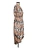 Unbranded 100% Cotton Animal Print Tan Cocktail Dress Size XS (estimated) - photo 4