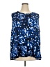 Unbranded Blue Sleeveless Blouse Size 3X - photo 1