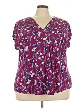 Lane Bryant Short Sleeve Blouse