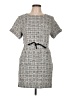 Maje 100% Polyester Tweed Gray Casual Dress Size 10 - photo 1