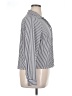 Adrianna Papell Stripes Silver Long Sleeve Blouse Size 16 (estimated) - photo 4
