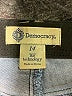 Democracy Solid Blue Jeans Size 14 - photo 4